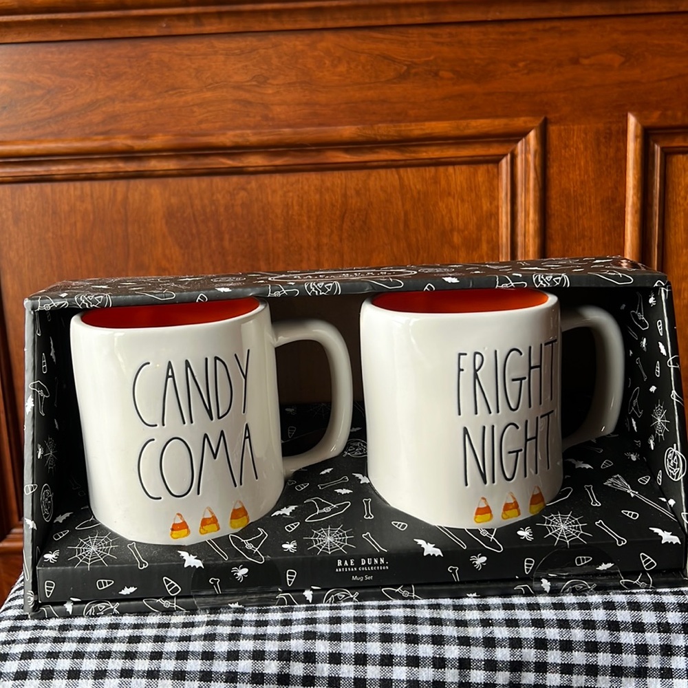 RAE DUNN HALLOWEEN MUG SET!